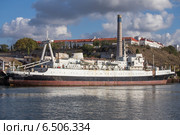 Кабельное судно "Академик Андреев" (2014 год). Редакционное фото, фотограф Алексей Шматков / Фотобанк Лори