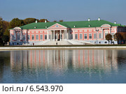 Дворец графа Шереметьева - музей керамики в усадьбе Кусково (2014 год). Редакционное фото, фотограф lana1501 / Фотобанк Лори