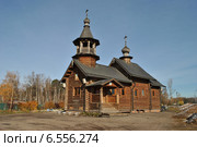 Церковь Алексия, человека Божия, в Медвежьих Озерах. Московская область. Щелковский район (2014 год). Стоковое фото, фотограф lana1501 / Фотобанк Лори