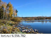 Подмосковье, город Балашиха, озеро Бабошкино (2014 год). Стоковое фото, фотограф Овчинникова Ирина / Фотобанк Лори