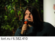 Виктория Платова (настоящее имя Виктория Евгеньевна Соломатина), писательница (2014 год). Редакционное фото, фотограф Галина Попова / Фотобанк Лори