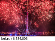 Фестиваль «Круг Света» 2014. Открытие в Останкине, праздничный салют. Редакционное фото, фотограф Владимир Князев / Фотобанк Лори