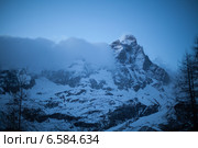 Гора Маттерхорн (Монте-Червино) (2014 год). Стоковое фото, фотограф Донцов Евгений Викторович / Фотобанк Лори
