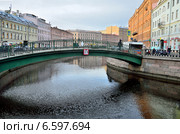 Санкт-Петербург, канал Грибоедова, Сенной мост (2014 год). Редакционное фото, фотограф Овчинникова Ирина / Фотобанк Лори