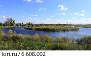 Старица с голубой водой в селе Лыбаево (2014 год). Стоковое фото, фотограф Анатолий Матвейчук / Фотобанк Лори