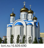 Православный Успенский кафедральный собор в Астане (2014 год). Стоковое фото, фотограф Вячеслав Евсеев / Фотобанк Лори