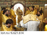 Иерейскую хиротония в женском монастыре подмосковья (2014 год). Редакционное фото, фотограф Дмитрий Неумоин / Фотобанк Лори