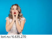 Портрет удивленной девушки. Стоковое фото, фотограф Эльвира Гумирова / Фотобанк Лори