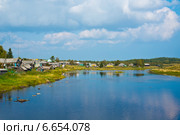 Село Нюхча. Карелия (2014 год). Стоковое фото, фотограф Василий Аксюченко / Фотобанк Лори