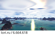 Горы и небо с высоты птичьего полета. 3D анимация. Стоковая анимация, аниматор Parmenov Pavel / Фотобанк Лори