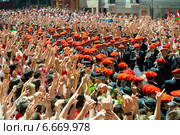 Starting of San Fermin festival (2013 год). Редакционное фото, фотограф Яков Филимонов / Фотобанк Лори