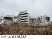 Ховринская заброшенная больница (Ховринка, Амбрелла) (2014 год). Стоковое фото, фотограф Denis Chikarev / Фотобанк Лори