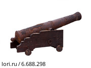 Bronze old rusty cannon. Стоковое фото, фотограф Яков Филимонов / Фотобанк Лори
