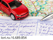 logbook for car. Стоковое фото, фотограф Erwin Wodicka / Фотобанк Лори