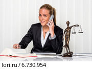 businesswoman in office. Стоковое фото, фотограф Erwin Wodicka / Фотобанк Лори
