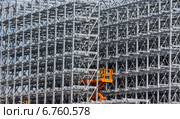 construction of a bay warehouse. Стоковое фото, фотограф Erwin Wodicka / Фотобанк Лори
