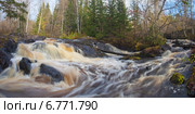 Республика Карелия. Горный парк "Рускеала". Водопад "Ахвенкоски" (2014 год). Редакционное фото, фотограф Литвяк Игорь / Фотобанк Лори
