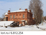 Купеческие дома Вятки зимой (2014 год). Стоковое фото, фотограф Nadejda Zlobina / Фотобанк Лори