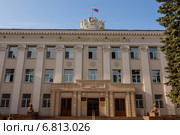 Сахалинский областной суд, Южно-Сахалинск (2014 год). Стоковое фото, фотограф Евгений Городецкий / Фотобанк Лори