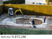 private building site. Стоковое фото, фотограф Erwin Wodicka / Фотобанк Лори
