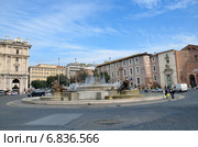 Италия, Рим, площадь Республики (2013 год). Редакционное фото, фотограф Овчинникова Ирина / Фотобанк Лори