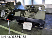 Колёсная самоходная пушка КСП-76 (ГАЗ-68). 1944. Экспонат музея бронетанковых войск в Кубинке. Подмосковье (2014 год). Редакционное фото, фотограф Владимир Кошарев / Фотобанк Лори