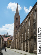 Готическая церковь Ордена Святой Клары (1302 год). Братислава. Словакия (2014 год). Стоковое фото, фотограф Олег Тыщенко / Фотобанк Лори