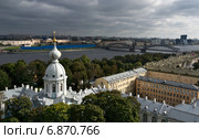 Вид со смотровой площадки Смольного собора (2014 год). Стоковое фото, фотограф Евгений Прокофьев / Фотобанк Лори
