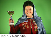 Вручение профессиональной премии Рушана Симбатулина в области эзотерики и народной медицины. Лауреат Роза Галимова (2015 год). Редакционное фото, фотограф Александр С. Курбатов / Фотобанк Лори