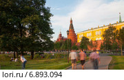 Александровский сад в Москве, таймлапс (2015 год). Стоковое видео, видеограф Кирилл Трифонов / Фотобанк Лори