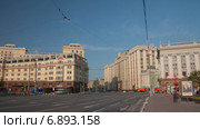 Охотный Ряд в Москве, таймлапс (2015 год). Стоковое видео, видеограф Кирилл Трифонов / Фотобанк Лори