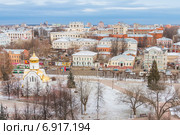 Россия, Иваново, вид на город с высоты птичьего полета, зима (2014 год). Редакционное фото, фотограф Дарья Родоманова (Проскурина) / Фотобанк Лори