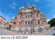Санкт-Петербург. Храм Спаса-на-Крови. Эффект фишай. Редакционное фото, фотограф FotograFF / Фотобанк Лори