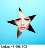 Conceptual beauty portrait of beautiful young woman. Стоковое фото, агентство Ingram Publishing / Фотобанк Лори