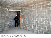 Город Тюмень. Стены комнаты в новом доме (2014 год). Редакционное фото, фотограф Александр Тараканов / Фотобанк Лори