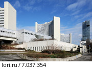 Венский международный центр - «Город ООН» (Vienna International Centre). Вена. Австрия (2014 год). Редакционное фото, фотограф stargal / Фотобанк Лори