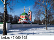 Крестовоздвиженская церковь в городе Вязники, построенная в 1794 году (2015 год). Стоковое фото, фотограф Сергей Овчинников / Фотобанк Лори