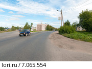 Развилка на въезде в город Слободской. Кировская область (2012 год). Редакционное фото, фотограф Ольга Визави / Фотобанк Лори
