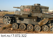 Фашистский танк (Panzerkampfwagen III, PzKpfw III, Panzer III, Т-3). Музейный историко-мемориальный комплекс Героическим защитникам Севастополя "35-ая береговая батарея" (2014 год). Редакционное фото, фотограф Щеголева Ольга / Фотобанк Лори