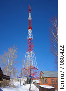 Златоуст, Челябинская область,телевизионный, ретранслятор (2015 год). Стоковое фото, фотограф Игорь Потапов / Фотобанк Лори