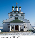 Богоявленский собор мужского монастыря в Мстёре (1687-1688) (2015 год). Стоковое фото, фотограф Сергей Овчинников / Фотобанк Лори