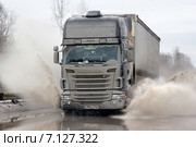 Scania R420 (2015 год). Редакционное фото, фотограф Art Konovalov / Фотобанк Лори