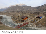 Долина реки Черек, Кабардино-Балкария (2015 год). Стоковое фото, фотограф Алексей Гусев / Фотобанк Лори
