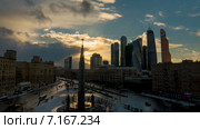 Дорогомиловская Застава, Москва, таймлапс (2015 год). Редакционное видео, видеограф Серёга / Фотобанк Лори