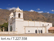 peru - maca church, colca canyonPeru, Colca Valley, Maca, Church. Редакционное фото, агентство BE&W Photo / Фотобанк Лори
