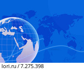 World Map Indicates Backgrounds Globalization And Globalise. Стоковая иллюстрация, иллюстратор Stuart Miles / Фотобанк Лори