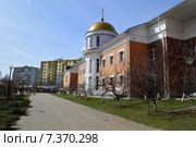 Одинцовский православный социально-культурный центр. Можайское шоссе, 75. Одинцово, Московской области (2015 год). Стоковое фото, фотограф lana1501 / Фотобанк Лори