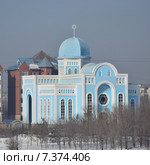 Синагога в Астане (2015 год). Стоковое фото, фотограф Вячеслав Евсеев / Фотобанк Лори