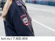 Погон и нарукавный шеврон лейтенанта полиции России. Стоковое фото, фотограф FotograFF / Фотобанк Лори