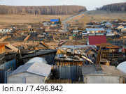 Село Травники. Челябинская область (2015 год). Стоковое фото, фотограф Сергей Костарев / Фотобанк Лори